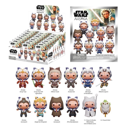 Picture of Star Wars Ahsoka Character 3D Bag Clip Mystery Pack