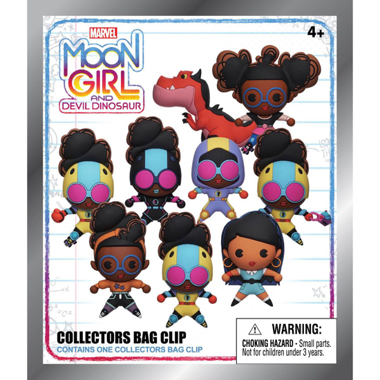 Picture of Marvel Moon Girl and Devil Dinosaur Collectors Bag Clip Blind Pack