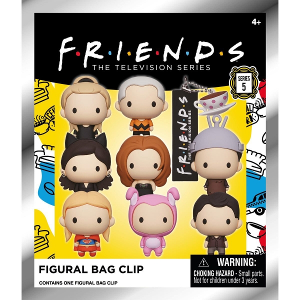Picture of Friends Series 5 Figural Bag Clip Mystery Pack