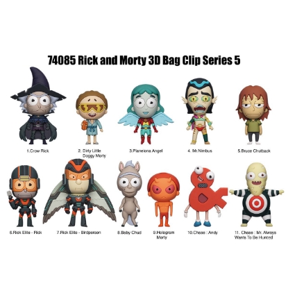 Picture of Rick and Morty 10th Anniversary Series 5 Collectors Bag Clip Mystery Pack