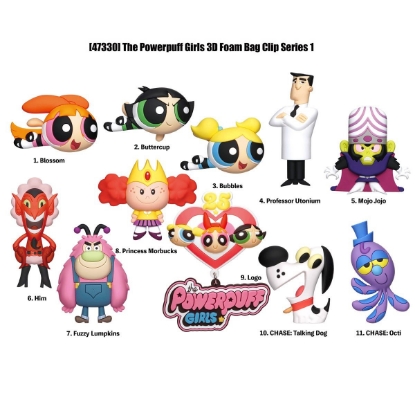 Picture of The Powerpuff Girls 3D Figural Bag Clip Mystery Pack