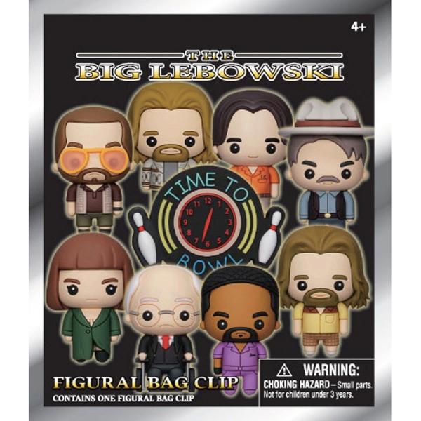 Picture of The Big Lebowski Time To Bowl Figural Bag Clip Blind Pack