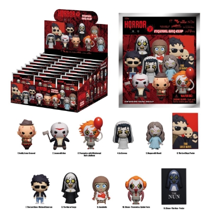 Picture of Warner Bros Horror Brothers Series 7 Figural Bag Clip Mystery Pack