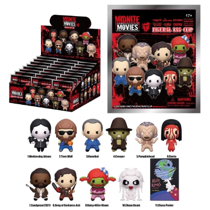 Picture of Midnite Movies Series 1 Figural Bag Clip Mystery Pack