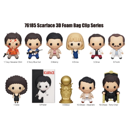 Picture of Scarface Figural Bag Clip Blind Pack