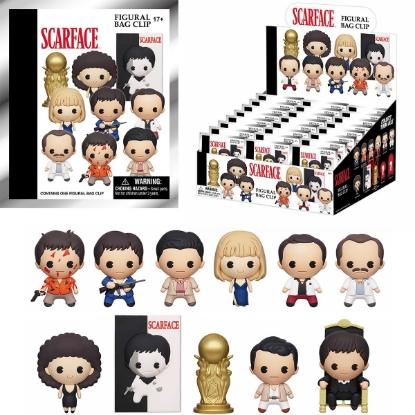 Picture of Scarface Figural Bag Clip Blind Pack