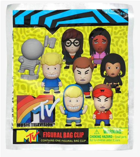 Picture of Mtv Show Music Television Figural Bag Clip Blind Pack