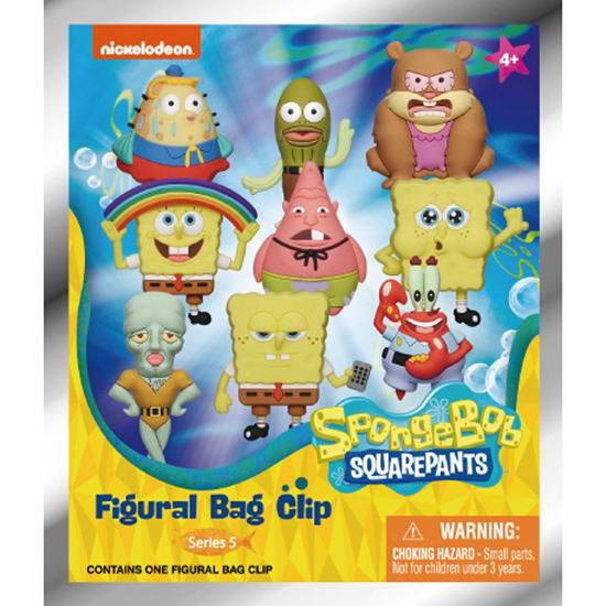 Picture of SpongeBob Nickelodeon Series 5 Figural Bag Clip Blind Pack