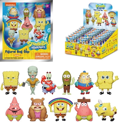 Picture of SpongeBob Nickelodeon Series 5 Figural Bag Clip Blind Pack
