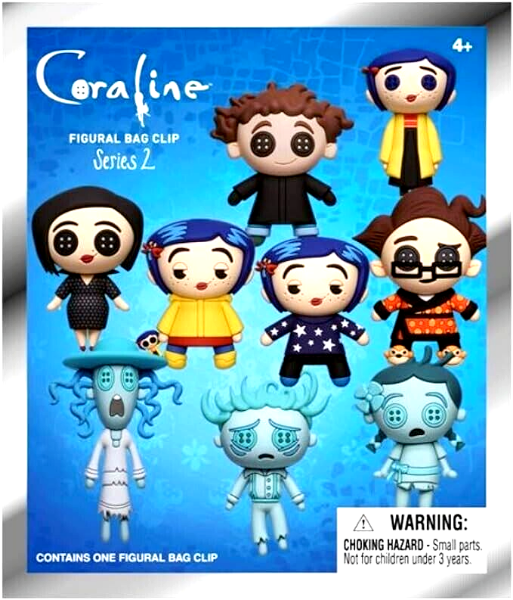Picture of Coraline Series 2 Figural Bag Clip Blind Pack
