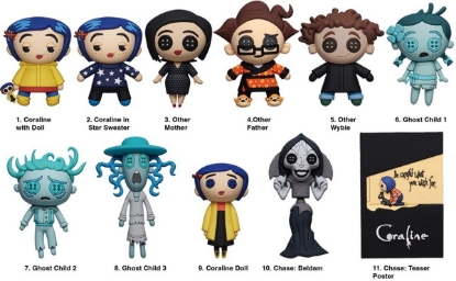 Picture of Coraline Series 2 Figural Bag Clip Blind Pack