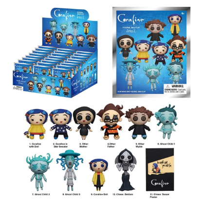 Picture of Coraline Series 2 Figural Bag Clip Blind Pack