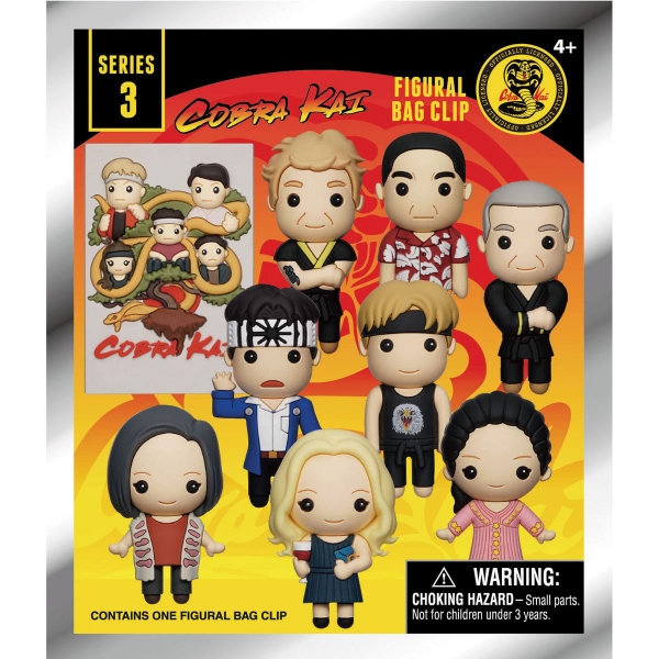 Picture of Cobra Kai Series 3 Figural Bag Clip Blind Pack