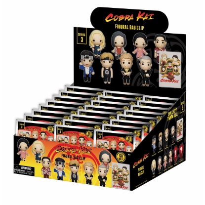 Picture of Cobra Kai Series 3 Figural Bag Clip Blind Pack