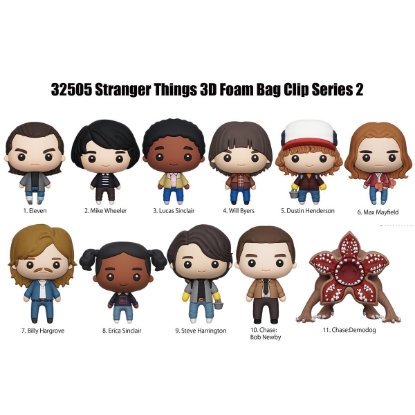 Picture of Stranger Things Series 2 Figural Bag Clip Blind Pack