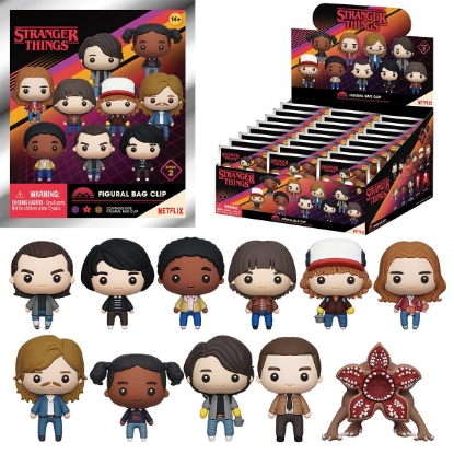 Picture of Stranger Things Series 2 Figural Bag Clip Blind Pack