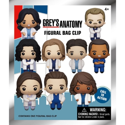 Picture of Grey's Anatomy Mystery Pack Figural Bag Clip