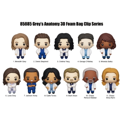 Picture of Grey's Anatomy Mystery Pack Figural Bag Clip