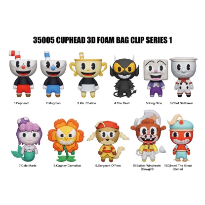 Picture of Cuphead Figural Bag Clip Blind Pack