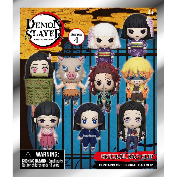 Picture of Demon Slayer Series 4 Figural Bag Clip Blind Pack