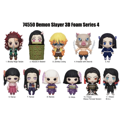 Picture of Demon Slayer Series 4 Figural Bag Clip Blind Pack