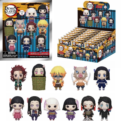 Picture of Demon Slayer Series 4 Figural Bag Clip Blind Pack