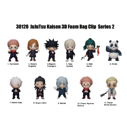 Picture of Jujutsu Kaisen Series 2 Figural Bag Clip Blind Pack