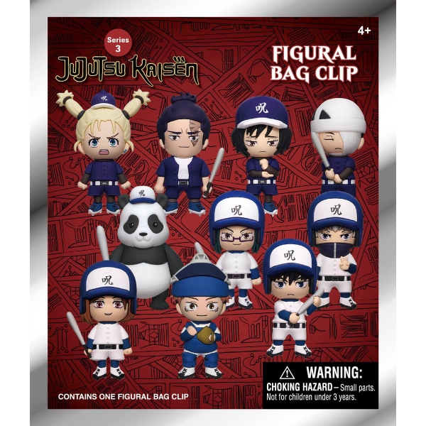 Picture of Jujutsu Kaisen Series 3 Mystery Pack Figural Bag Clip