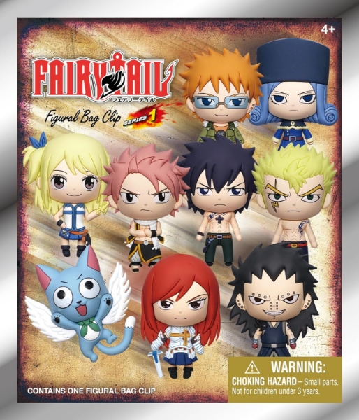 Picture of Fairy Tail Series 1 Mystery Pack Figural Bag Clip
