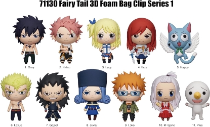 Picture of Fairy Tail Series 1 Mystery Pack Figural Bag Clip