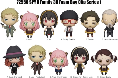 Picture of Spy x Family Series 1 Figural Bag Clip Blind Pack