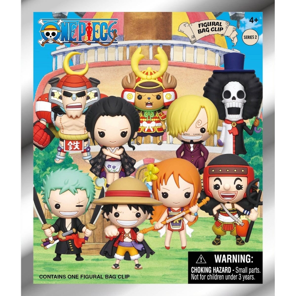Picture of One Piece Series 2 Figural Bag Clip Blind Pack