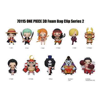 Picture of One Piece Series 2 Figural Bag Clip Blind Pack