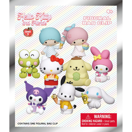 Picture of Hello Kitty and Friends Series 5 Mystery Pack Figural Bag Clip