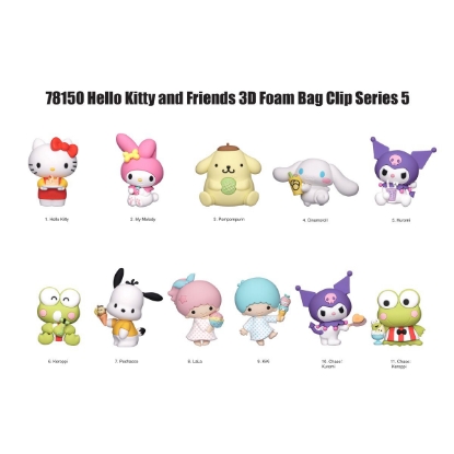Picture of Hello Kitty and Friends Series 5 Mystery Pack Figural Bag Clip