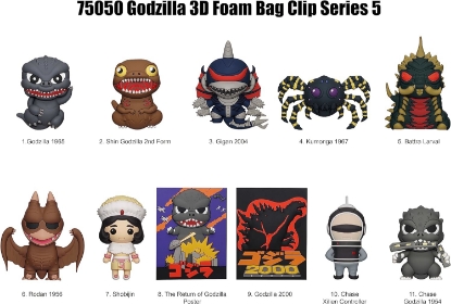 Picture of Godzilla Series 5 Mystery Pack Figural Bag Clip