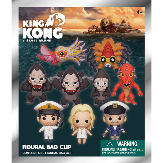 Picture of King Kong Of Skull Island Mystery Pack Figural Bag Clip