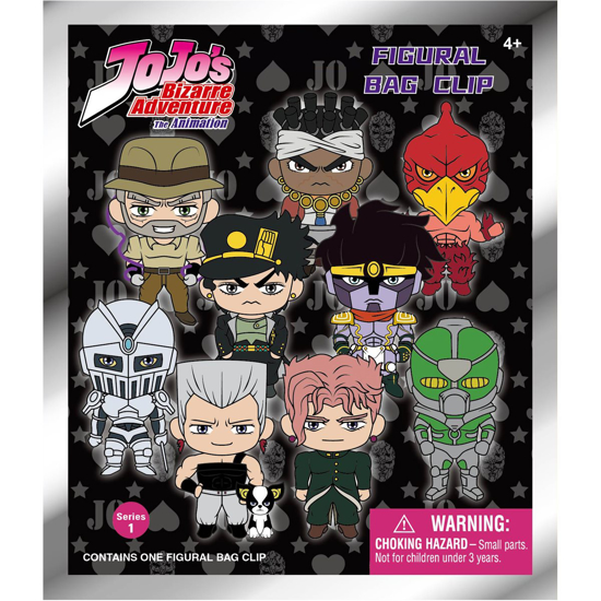 Picture of JoJo's Bizarre Adventure  Stardust Crusaders Figural Bag Clip Mystery Pack