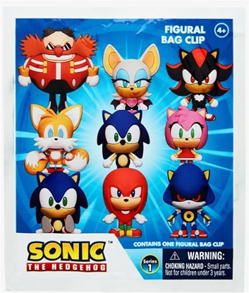 Picture of Sonic The Hedgehog Figural Bag Clip in Blind Bag