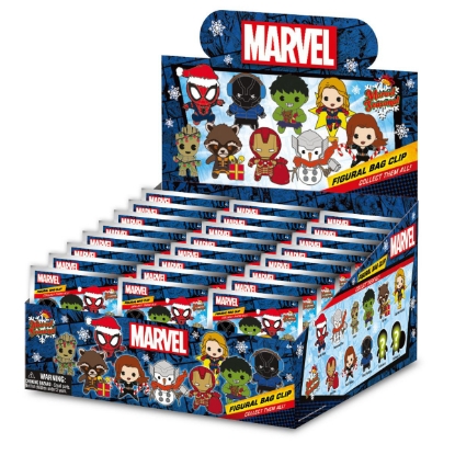 Picture of Marvel Holiday Figural Bag Clip in Blind Bag