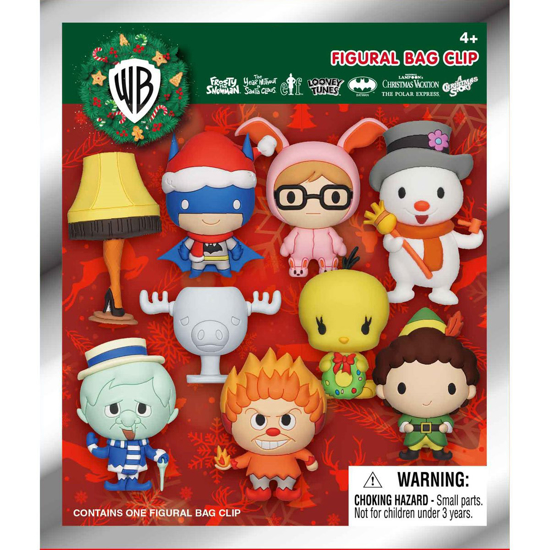 Picture of Warner Bros Christmas Figural Bag Clip Mystery Pack