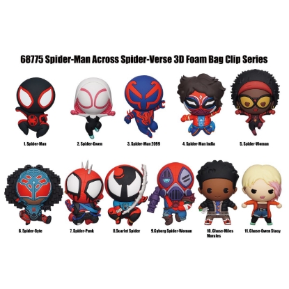 Picture of Spider-Man Across the SpiderVerse Figural Bag Clip Mystery Pack
