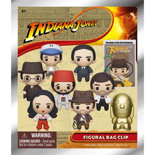 Picture of Indiana Jones Figural Bag Clip In Mystery Pack
