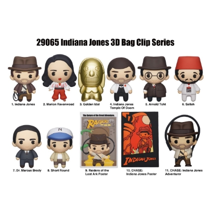 Picture of Indiana Jones Figural Bag Clip In Mystery Pack
