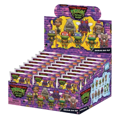 Picture of Teenage Mutant Ninja Turtles Mutant Mayhem Figural Bag Clip In Mystery Pack