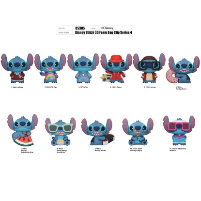 Picture of Disney Stitch Series 4 Figural Bag Clip in Blind Bag