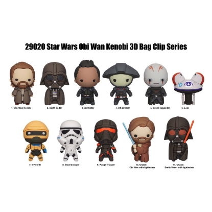 Picture of Star Wars Obi-Wan Kenobi Figural Bag Clip In Mystery Pack