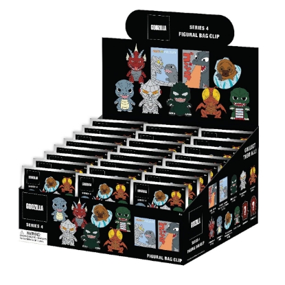 Picture of Godzilla Series 4 Figural Bag Clip In Blind Pack