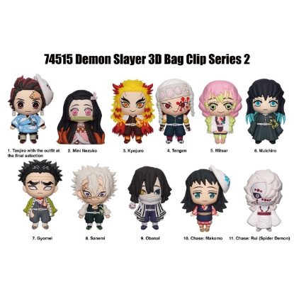 Picture of Demon Slayer Series 2 Figural Bag Clip In Mystery Pack