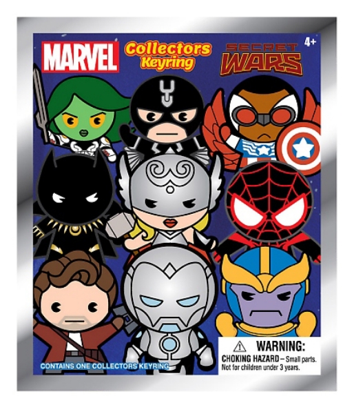 Picture of Marvel Secret Wars Collectors Keyring Figural Bag Clip Blind Pack